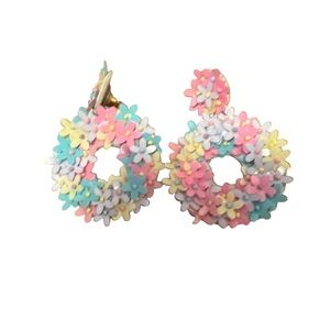 Super cute tutti-frutti earrings flower earrings